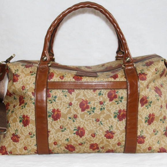 NWT Patricia Nash Cerasella Overnighter Weekender Travel Duffel Bag Western Lace - Picture 1 of 8